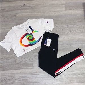 Champion shirt and leggings bundle